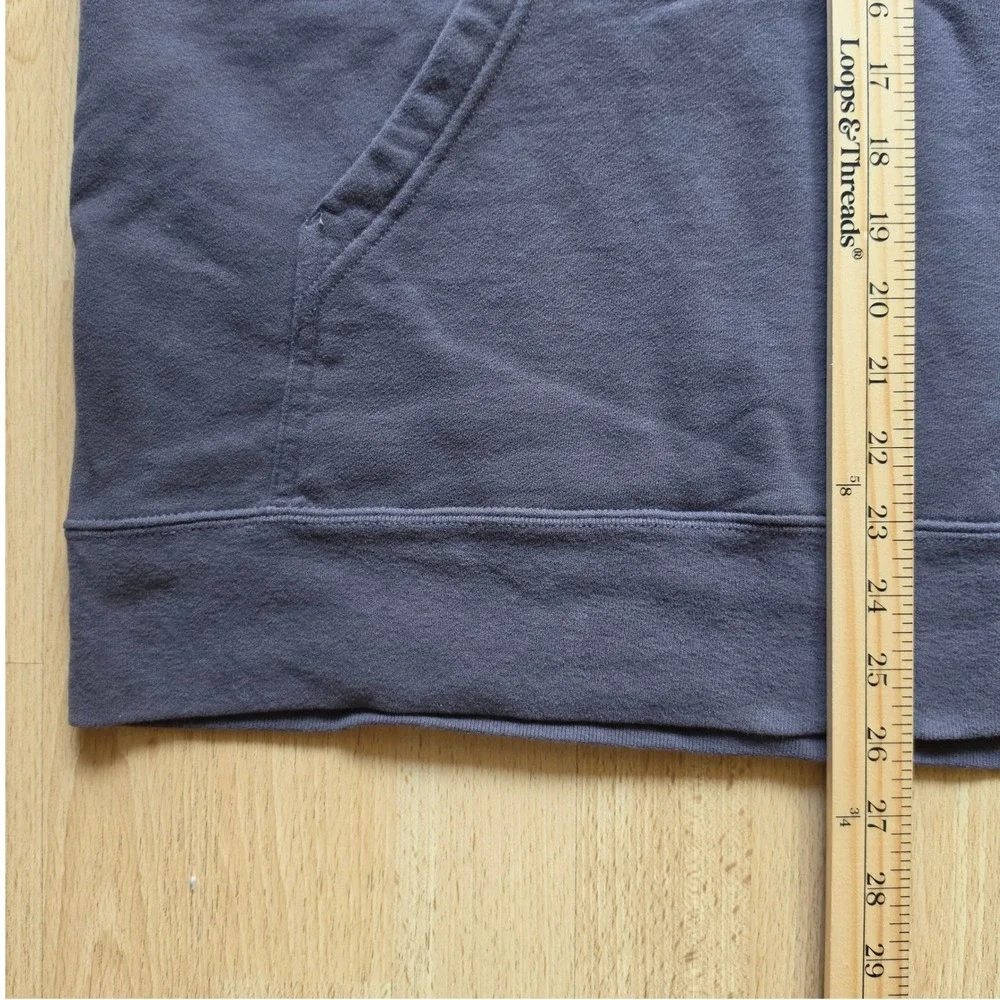 The North Face Mens Half Dome Logo Pullover Hoodie Dark Gray Large